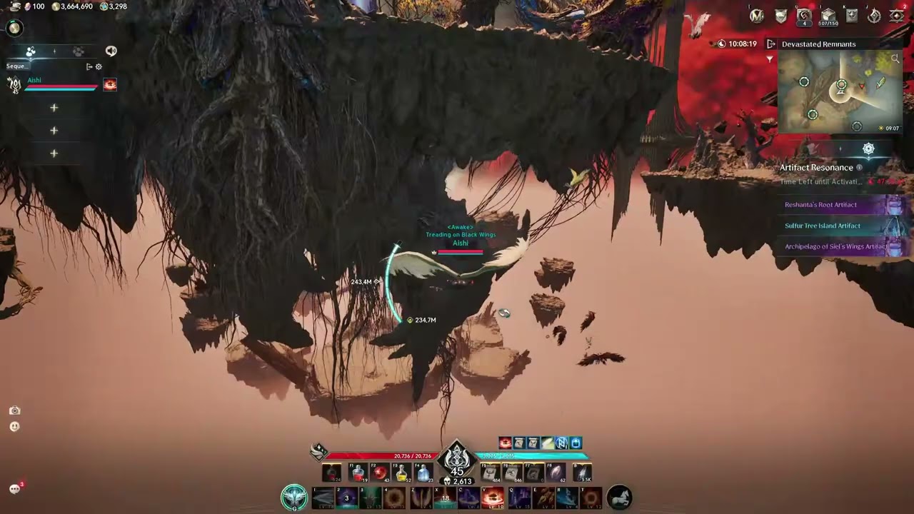 [Aion 2] 10 minutes of Abyss ZvZ 2600 Chanter