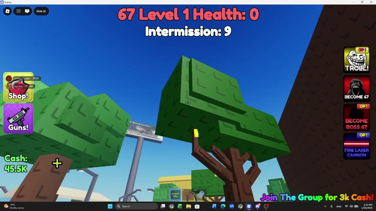 Today we are going to be EATEN by 67 KID in Roblox!