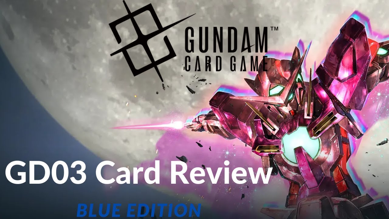 Обзор всех синих карт из GD03 | Карточная игра Gundam