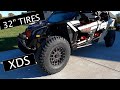 Maverick X3 XDS - BFGoodrich KM3 32 Inch Tires & 15 Inch System 3 Beadlock Wheels