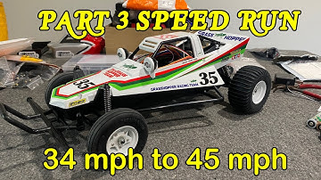 Tamiya GRASSHOPPER speed run PART 3
