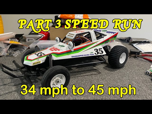 Tamiya GRASSHOPPER speed run PART 3 - YouTube