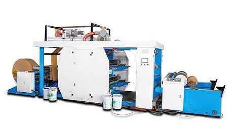 Oyang High Speed Flexographic Roll To Roll Printing Machine For Paper Bags