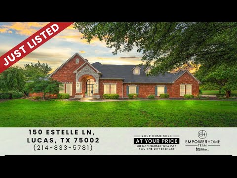 150 Estelle Lane, Lucas, TX home video tour