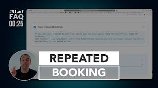 FAQ #017: The "Allow Repeated Bookings" checkbox on 5StarTeachers Wealth