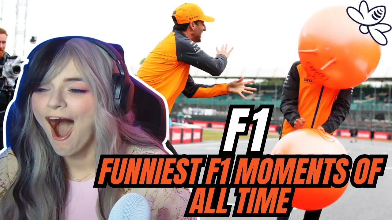 Reacting to Funniest F1 Moments of All Time | Girl React