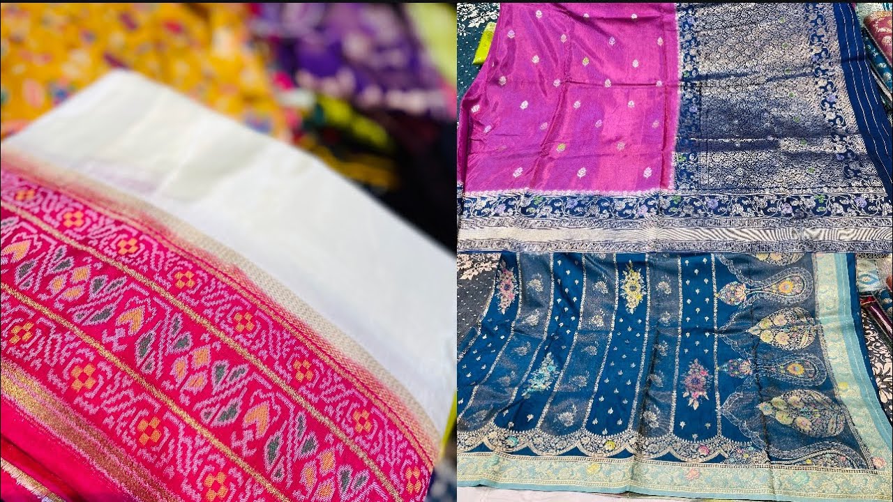 Banaras Tishu Mina Work Mashru Silk And Tanchui Silk