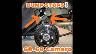 🚫Installing rear Bump Stops ↪ 68-69 Camaro | In Lloyds Shed