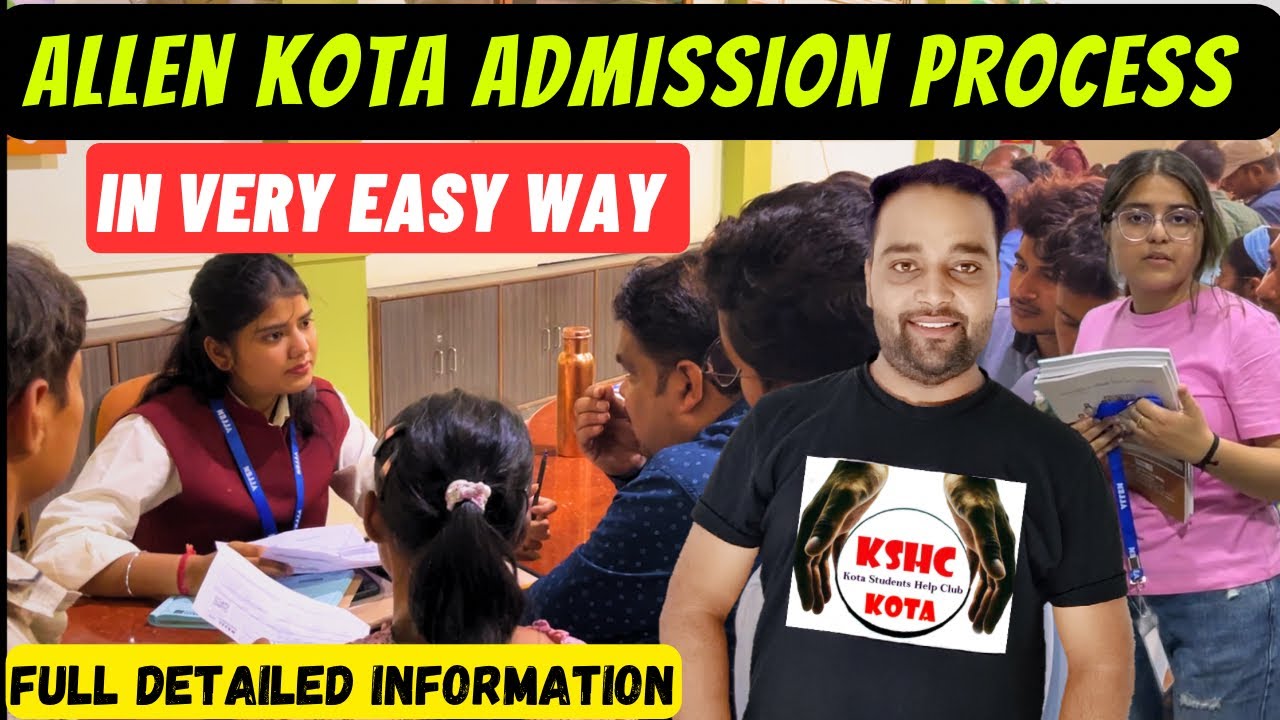 Allen Kota Admission process in very Easy Way 📈🫡