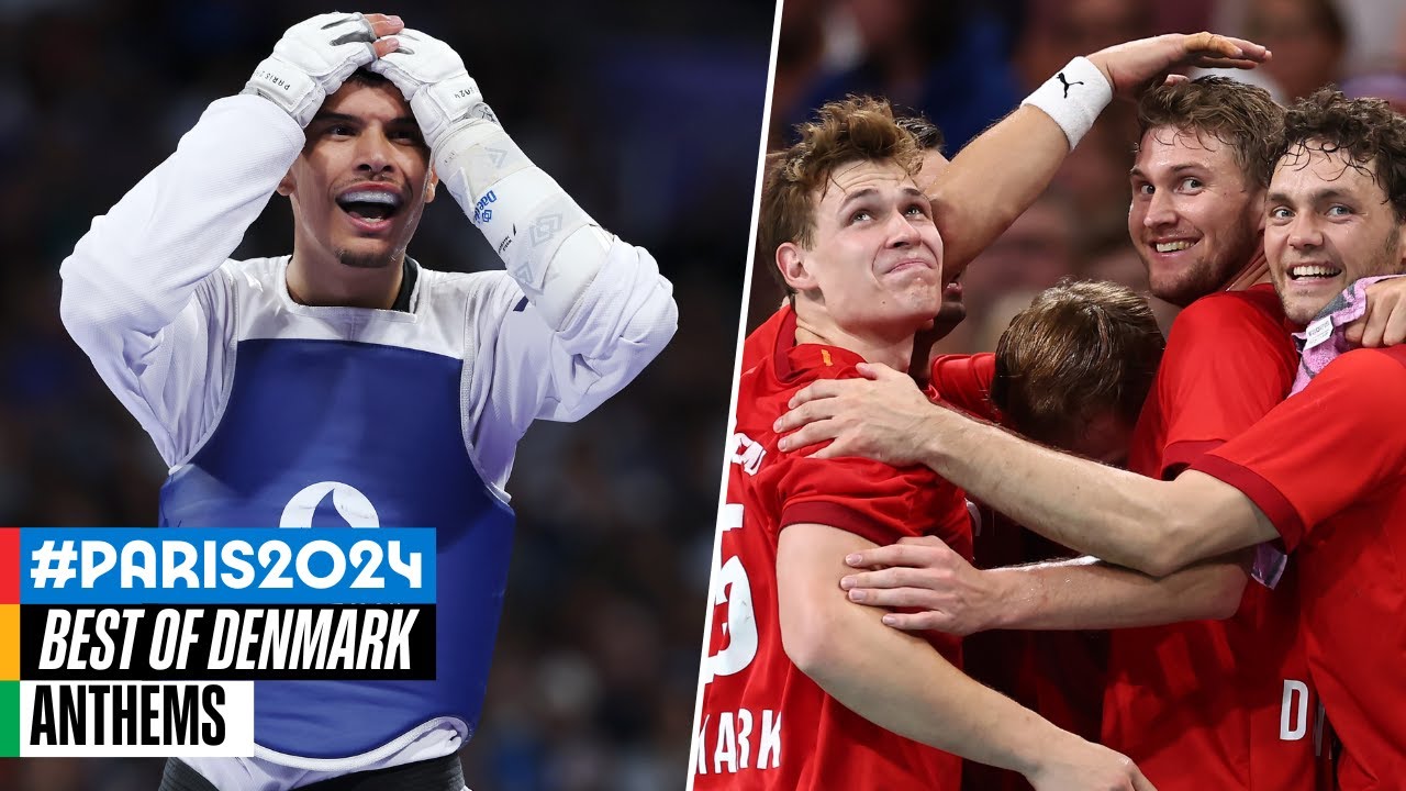 🇩🇰 The best of Denmark at the Paris 2024 Olympic Games | Anthems