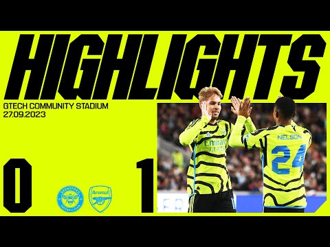 HIGHLIGHTS | Brentford v Arsenal (0-1) | Nelson's fine finish sends us into the next round!