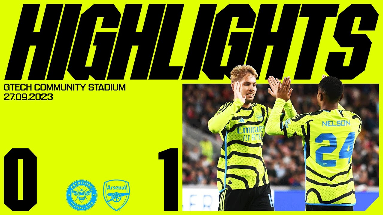 HIGHLIGHTS | Brentford v Arsenal (0-1) | Nelson's fine finish sends us into the next round!