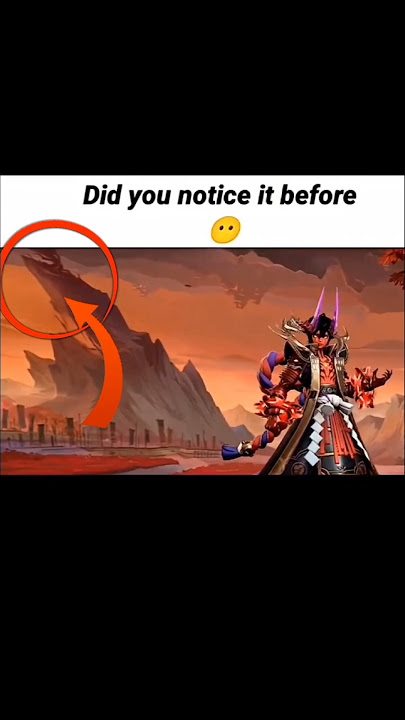 Secret Detail You Never Noticed in Moba legends 😱#mobalegends5v5 #moba5v5English #moba5v5pippin