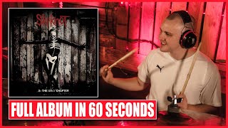 Slipknot - Gray Chapter - Album in 60 seconds (Drum Cover) | David Winter