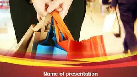 Expensive Shopping PowerPoint Template by PoweredTemplate.com