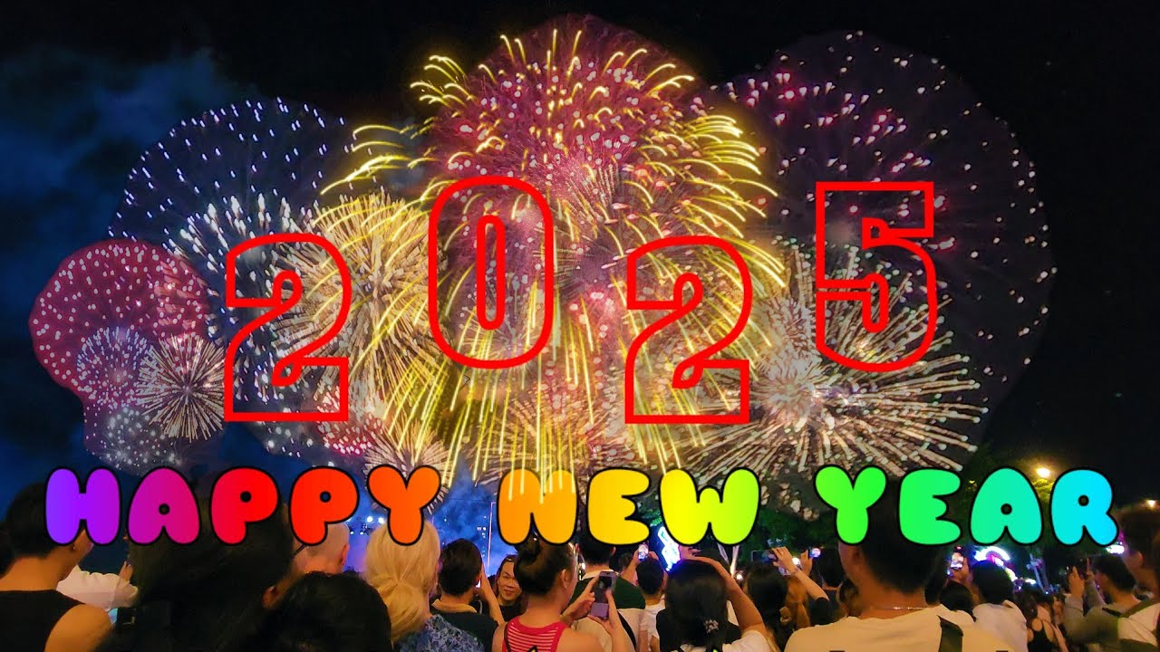 Happy New Year 2025 : New Year's Day Fireworks - YouTube