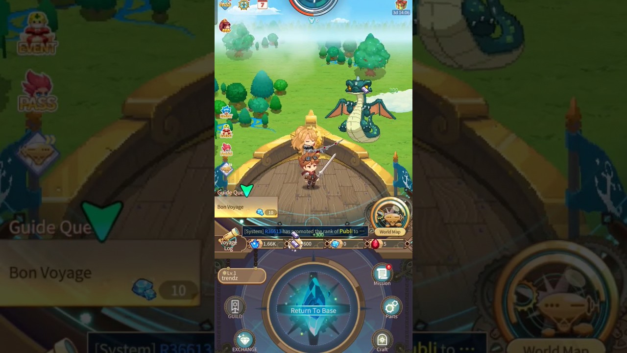 Airship Knights Android game. 