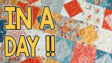 Clustered Gems | Layer Cake ONLY Pattern | Quick and Easy Quilt Pattern!