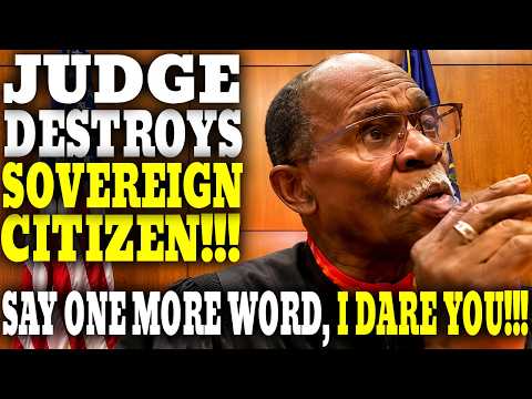 WOW! Strict Judge DESTROYS Sovereign Citizen and Sends Him BACK TO JAIL