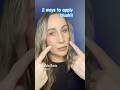 TWO WAYS TO APPLY BLUSH!! Really easy makeup application #how to #makeuphacks #beautytips #viral