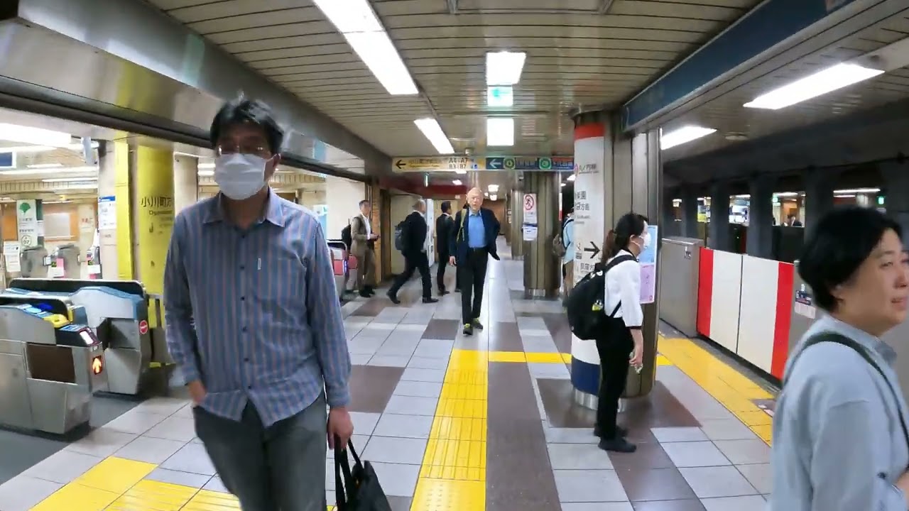 Awajicho Station Relaxing Walk | Japan 4K ASMR | 淡路町駅散歩 | Nam Mai TV