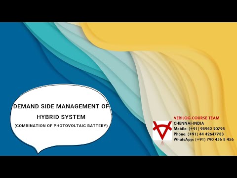DEMAND SIDE MANAGEMENT OF HYBRID SYSTEM(COMBINATION OF PHOTOVOLTAIC BATTERY)