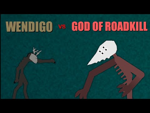 Wendigo vs God Of Roadkill - Myth vs Trevor Henderson