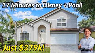 5 Bedroom POOL Home for $379K Near Disney! | Clermont FL Home Tour