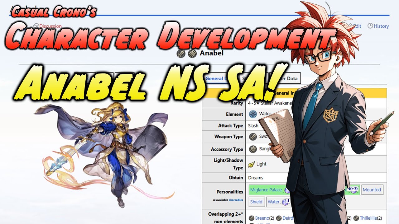 Casual Crono's Another Eden Character Development: Anabel SA