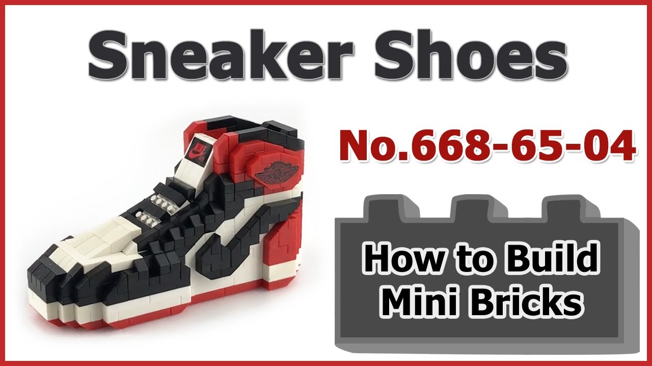 How to Build Mini Blocks Sneaker Shoes No.668-65-04 Review Instructions Specifications