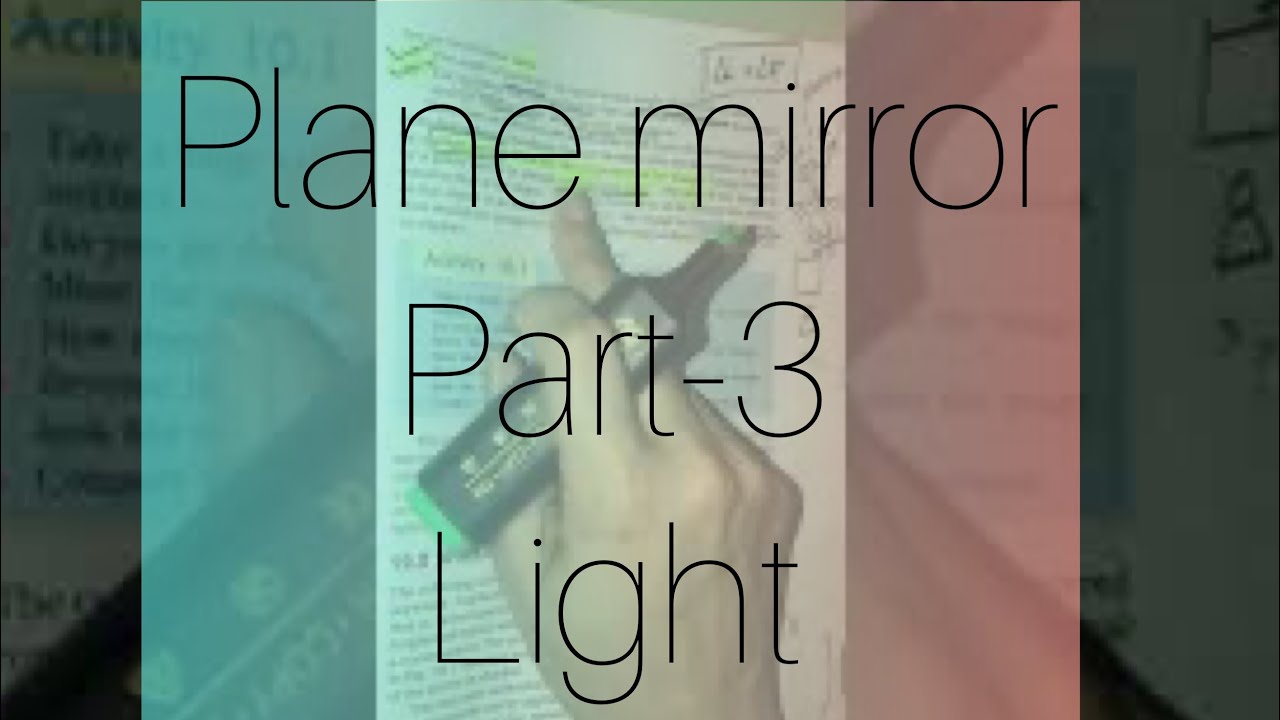 Class10 LessonLightTopicPlane mirror virtual image •Real image