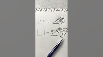 How to draw dragon #drawing #shorts