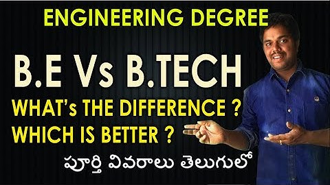 Difference Between BE and BTech | Complete Analysis | Engineering Degree | Purushotam Academy