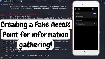 Creating a fake access point for information gathering (How to use FakeAPBuilder tool in Linux!!)