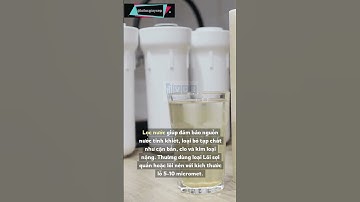 Ứng dụng lõi lọc giấy xếp trong sản xuất bia #loilocgiayxep #loilocxepnep #filterhousing #vcr