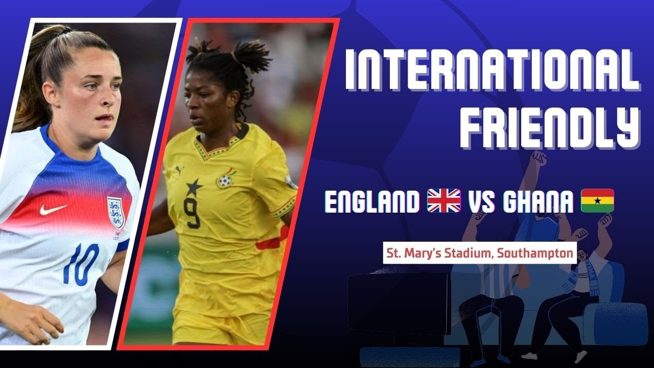 LIVE: Ghana Black Queens vs England Lionesses | International Friendly Watchalong 🔴