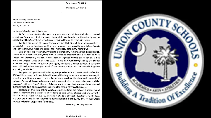 Susan Gilstrap - Radio Spot - Union County School ...