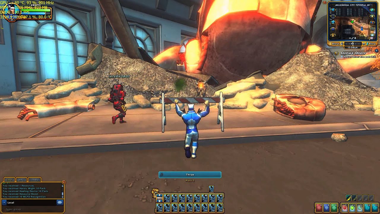 Champions Online Gameplay Maxed Out Settings 1080p ASUS G750JW NVIDIA GTX 765m