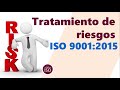 NORMA ISO 9001 ¿Cómo hacer un análisis de riesgos? - Tratamiento de riesgos en tu empresa
