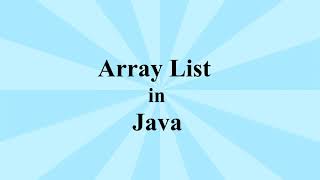 ArrayList in Java Part 1