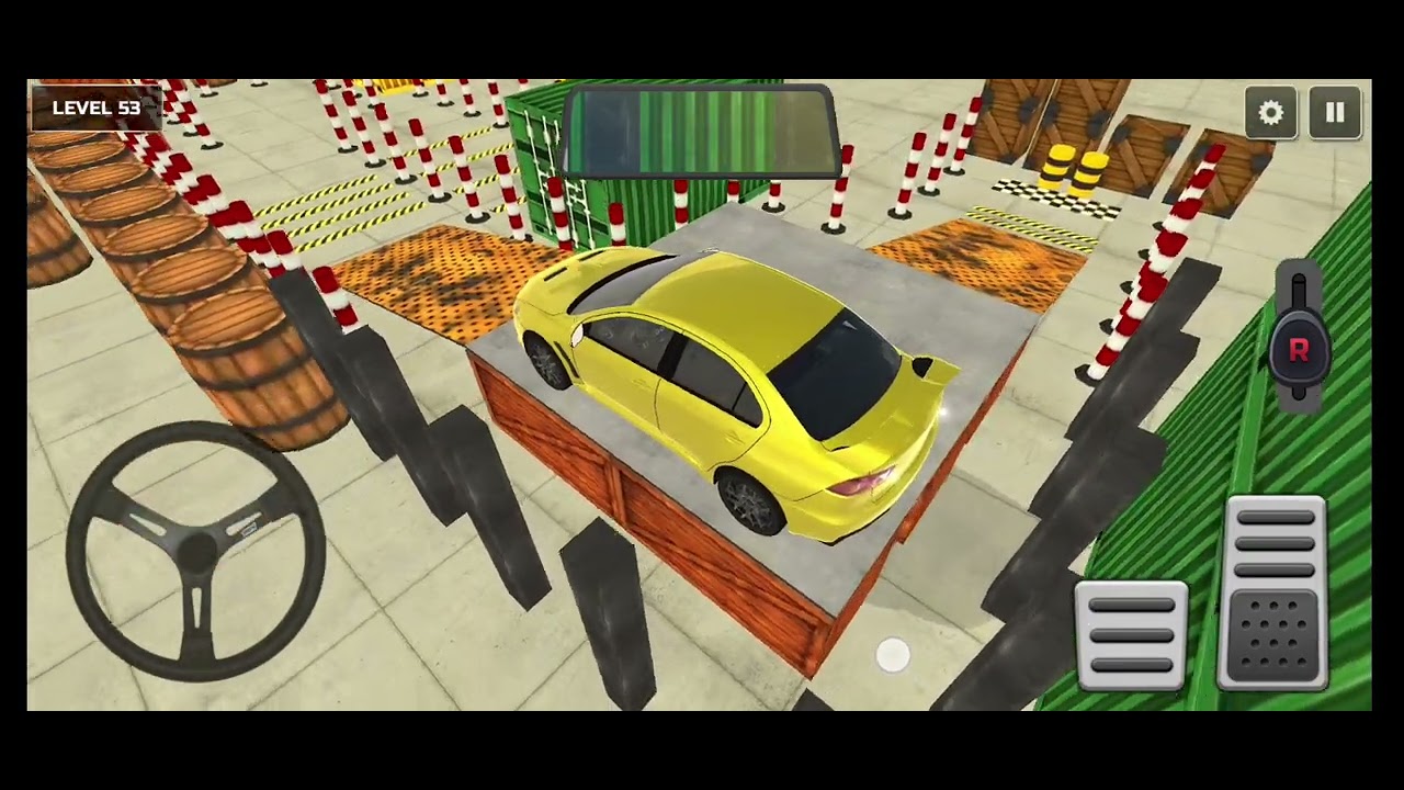 LEVEL 51 to 55 🔥🔥 in car 🚘🚗 game 🎮 Driving school 