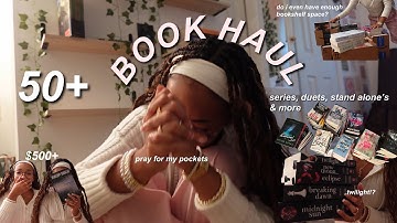 My 50+ Book Haul 📖 (i spent over $500) | Keyoríe Eliaña