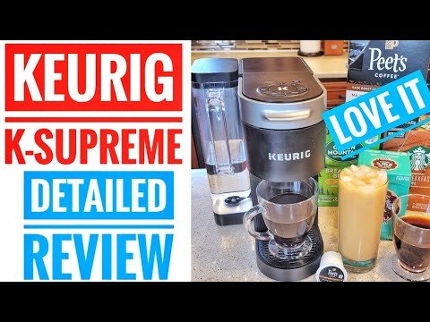 DETAILED REVIEW Keurig K-Supreme K-Cup Coffee Maker How To Make ICED Coffee