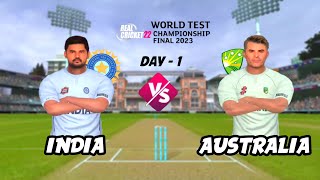 🇮🇳 🏆 WORLD TEST CHAMPIONSHIP FINAL 2023 🤍 INDIA VS AUSTRALIA DAY - 1 RC22