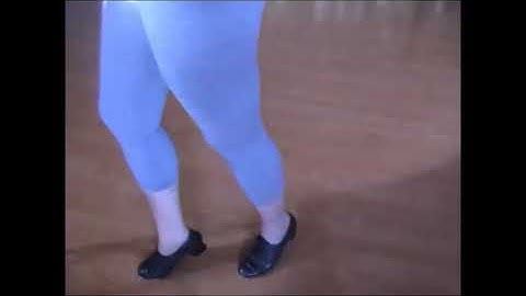 How to dance a SINGLE TIMESTEP in Tap Dancing.  Simply shown, easy to follow, for beginners.