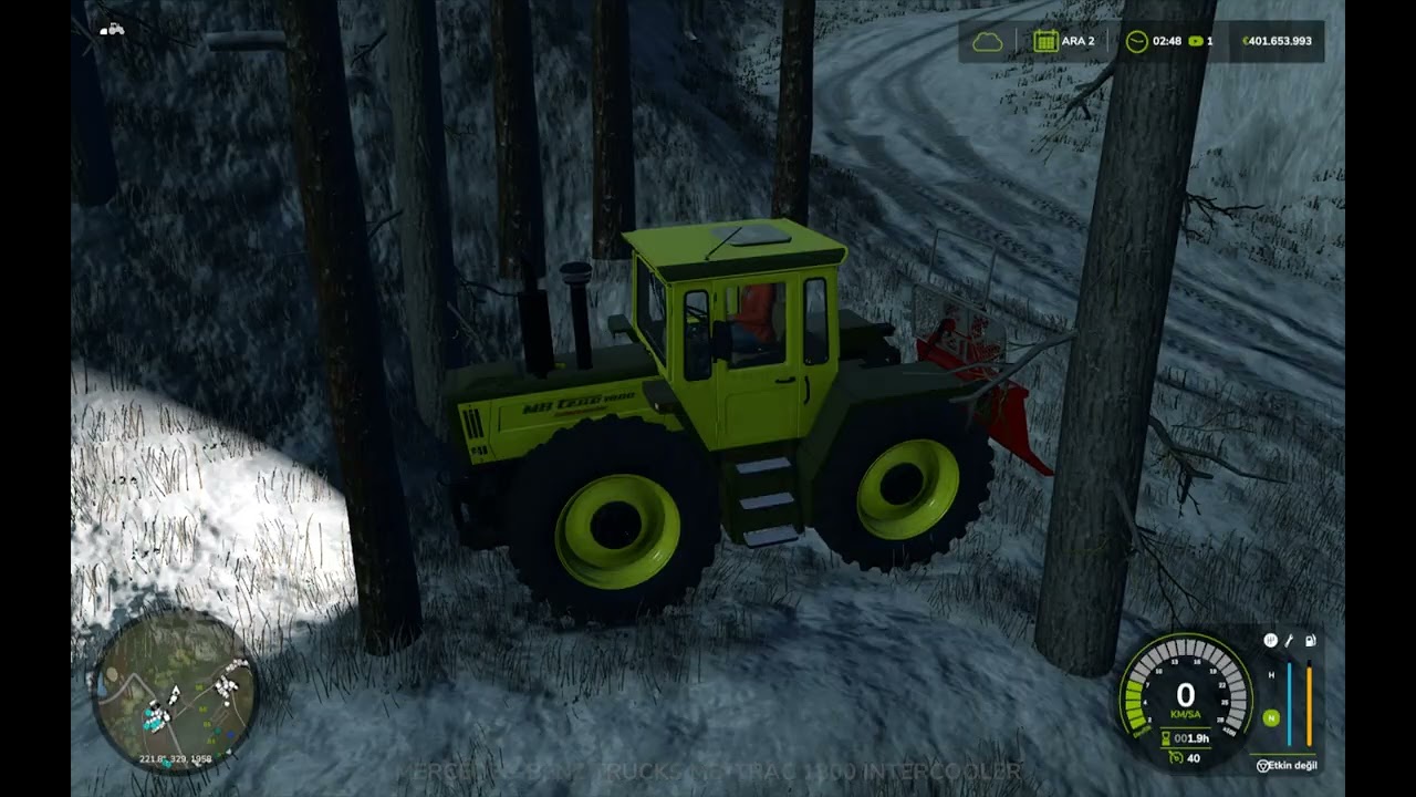 karlı yollardaa fs25