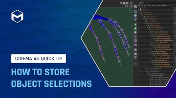 #C4DQuickTip 163: How to Store Object Selections in Cinema 4D