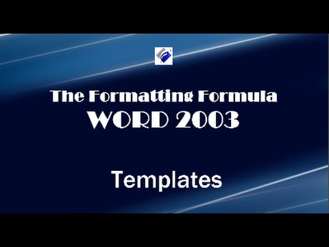 Microsoft word 2003 templates - boatfalas