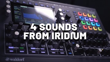 4 Sounds from Waldorf Iridium (No Talking)