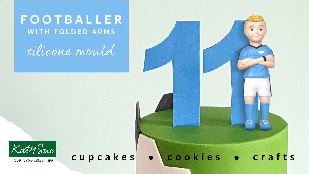 Football Player Food Safe Silicone Mould